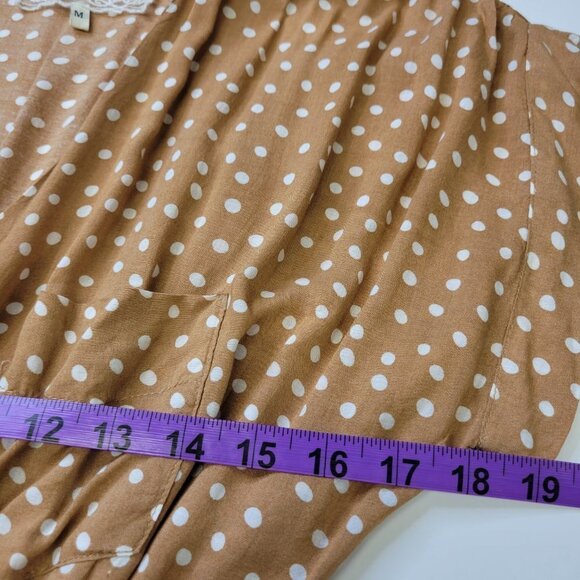 Romper Dress Polka Dot Dress Dress Size M - NEW! - Picture 8 of 15